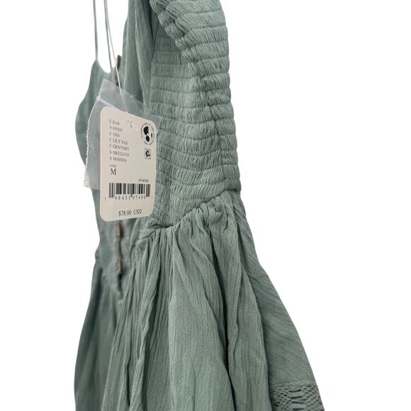 Free People Magic Mystery Boho Tunic Top Mini Dress Size Medium - Picture 5 of 6